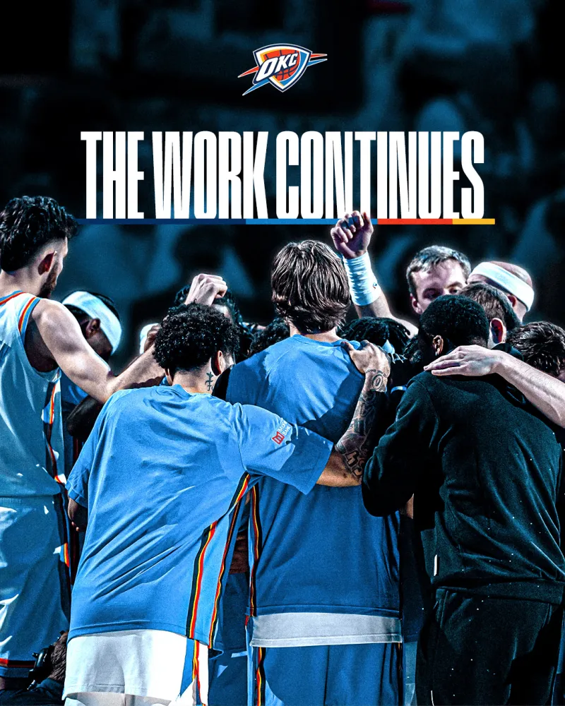 开云中国网站-冲击卫冕！雷霆官方晒海报：我们连续三年斩获西部头号种子